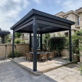 slatted roof gazebo automatize bioclimatic pergola